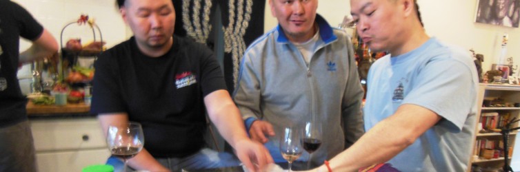 Tuvan Lamb Dumplings (Buuza) …As prepared by Alash, Tuvan Throat Singers. Alash eating