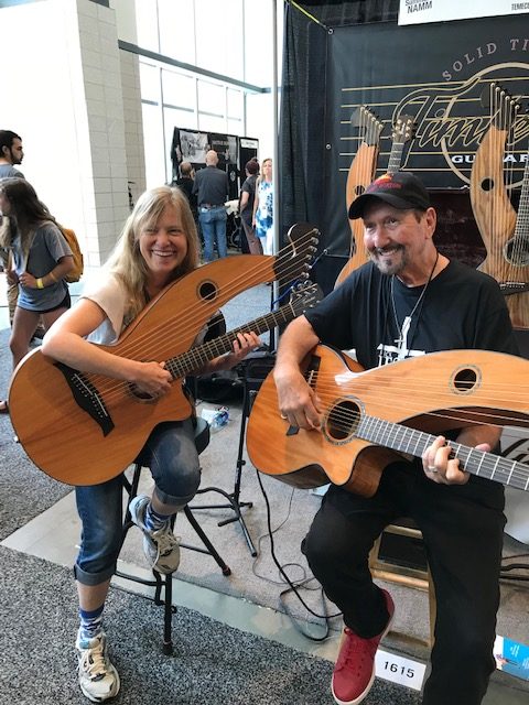 At the NAMM show
