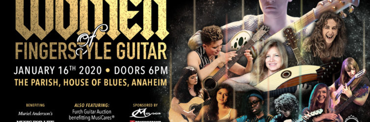 Fretmonkey Live Charity Auction at Women of Fingerstyle Guitar Concert women of fingerstyle guitar