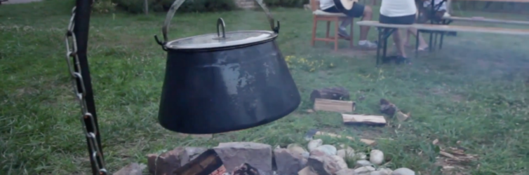 Goulash cooking